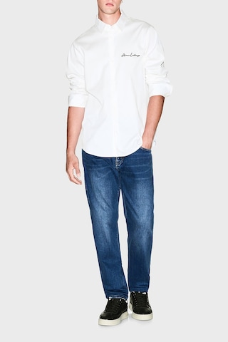 Armani Exchange Erkek Gömlek Xm001224 Af10192 U0009 Beyaz Beyaz