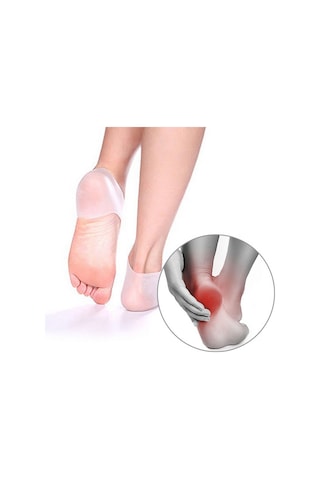 Silikon Koruyucu Ayak Bileği Jel Desteği Ağrı Kesici Plantar Fasiit Topuk Dikeni