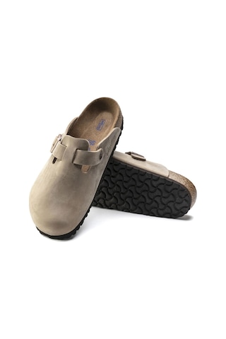 Birkenstock Boston Sfb Leoi Nu Unisex Kahverengi Terlik Kahverengi