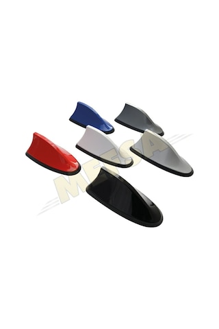 Otoaksesuarcınız Shark Balina Anten Köpek Balığı Silikon Taban Balık Sırtı Siy... (454434639)