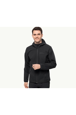 Jack Wolfskin Bornberg Hoody M Erkek Outdoor Montu Siyah 1307471-6000