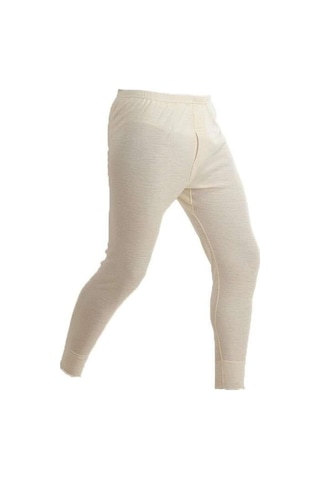 Hasyün Erkek Uzun Yün Don Uzun Yün Içlik Woolmark Sertifikalı Eko Krem