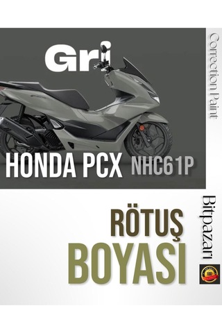 Kod- Sh125 Nhc61p - Honda Pcx Profesyonel Rötüş Boyası - Nardo Gri
