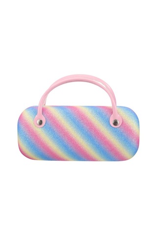 Gözlük Kılıfı Ayı Şekli Kumaş Gözlük Kılıfı Çocuk Gözlük Konteyneri Şeker Pembe