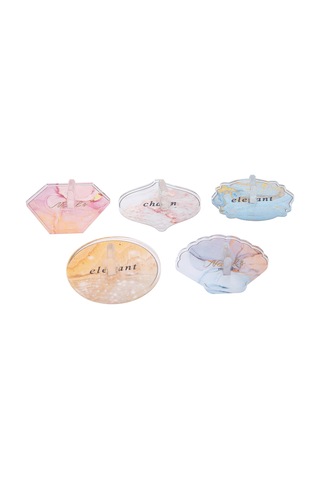 5 Adet Akrilik Sahte Tırnak Ucu Sergileme Standı Tırnak Sanatı Uygulama Parmak Tutucu Sergileme Aracı