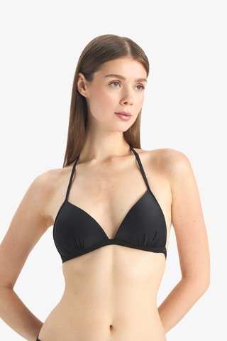Defacto Regular Fit Üçgen Bikini Üstü-fall İn Love E1692ax25smbk81 Siyah