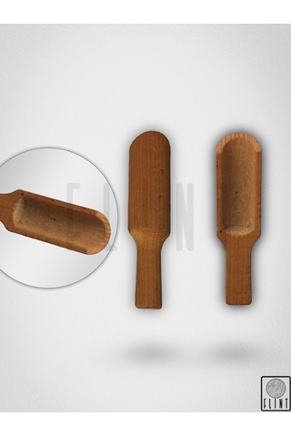 Gürgen El Yapımı Tahta Ahşap Kahve Şeker Ölçü Bal Kaşığı 9cm 6'lı