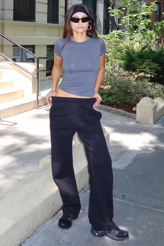 Madmext Siyah Wide Leg Basic Eşofman Altı Mg1916-siyah Siyah