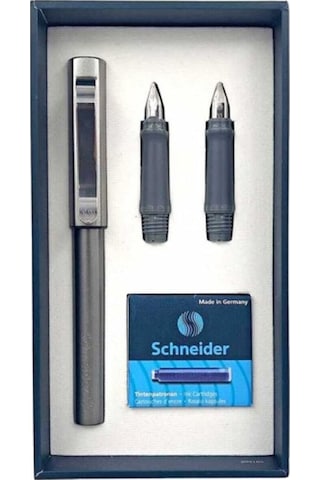 Schneıder Base Metalık Dolmakalem Gumus Gümüş