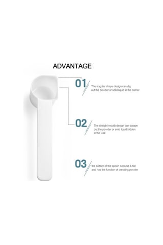 Fastbuy 30 Adet 8ml Bpa İçermeyen Gıda Sınıfı Plastik Kahve Tozu Kaşığı, Kolay Temizlenir, Profesyonel Tasarım Diğer