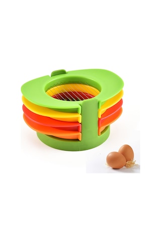Wezone 4'lü Çok Fonksiyonlu Yumurta Dilimleyici Seti - Çilek, Mantar, Yumuşak Meyve Ve Sebzeleri Hızlı Ve Düzenli Dilimleyin Diğer