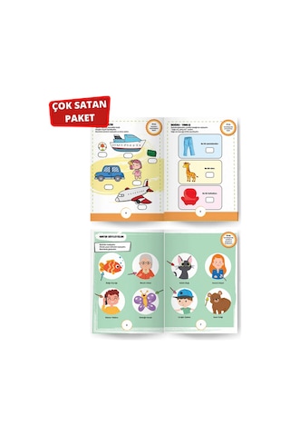 Şimdi Konuşma Vakti Seti / 12-24 Ay Cırt Cırtlı / 2 Yaş Cırt Cırtlı Vakti Etkinlik Kitabı