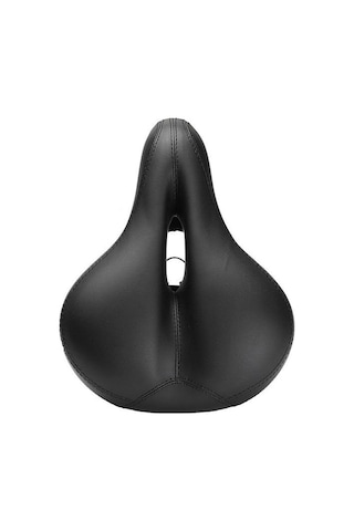 Bisiklet Yaylı Ve Silikon Sele Yumuşak Ve Rahat Bisiklet Koltuğu Siyah - Kırmızı - Beyaz