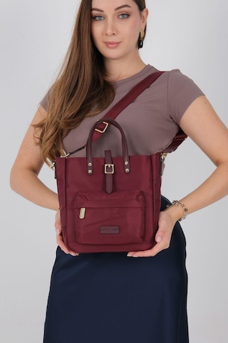 Silver Polo Sp1218 Kadın El Çantası Saten Bordo-bordo