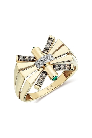 Reis Kuyumculuk T10201 Majestic Ring Altın Yüzük