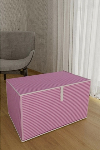 Çok Amaçlı Düzenleyici Kutu Organizer Cırt Cırtlı Hurç Mega Boy 30cm X 40cm X 60cm 1 Adet 6272 Açık Gri