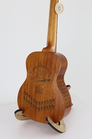 havana siyah renk ukulele akor cetveli tablosu stickeri etiketi