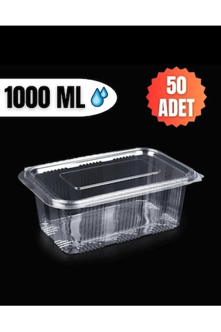 Aşure Tatlı Kasesi Plastik Sızdırmaz Kap 250 Gr 50 Adet