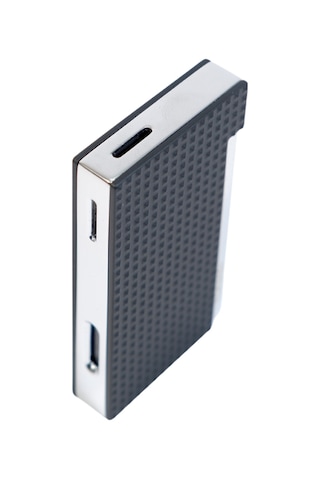 Caseti Tek Torch Perde Alev Siyah Metal Puro Çakmağı