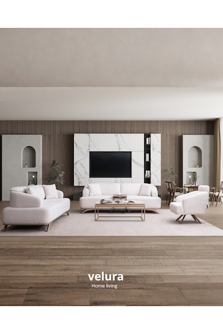 Efar 3+3+1 Koltuk Takımı & Oturma Grubu Ekru