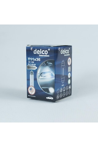 Delco U.s.a Sofit Ampul 36mm 12 Volt 10w T11x36 Halogen 10 Adet