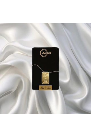 5 Gr 24 Ayar Ard Gram Altın