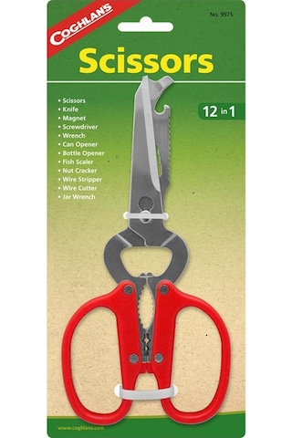 Coghlans Kamp Scissors 12 İn 1 Makas Code 9575 Çok Renkli