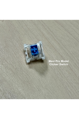 Mavi Clicker Switch / 10 Adet - Bisiparisver