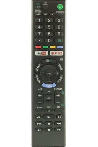 Sony 3D-Led Tv Kumanda Netflix Youtube Tuşlu