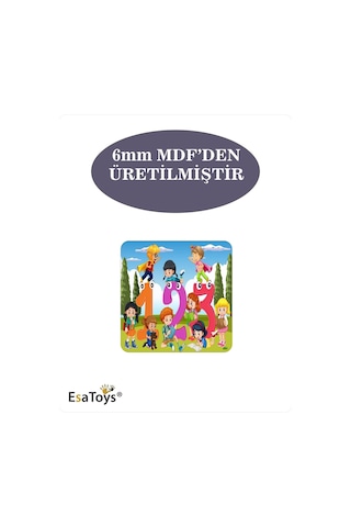 Ahşap Çocuk Puzzle 9 Parça-55