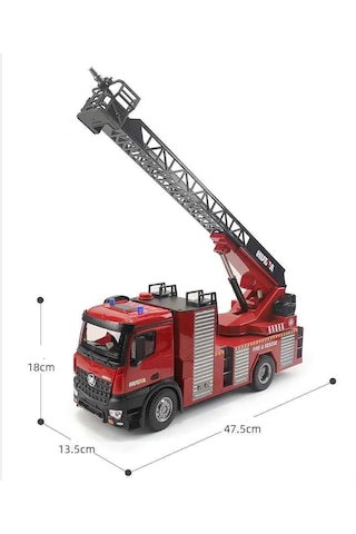 Huına1561 1/14 22ch Rc Merdivenli Yangın Söndürme İtfaiye Kamyonu