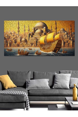 Kanvas Tablo Altın Çağ Osmanlı Gemisi