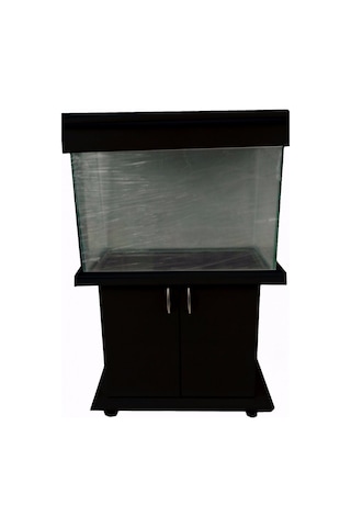 Kanki Pet 100 Cm Mobilyalı Lüks Akvaryum Mdf Siyah