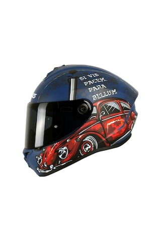 Motosiklet Full Face Draken S V.2 Çok Renkli Motorcu Kaskı Çift Vizörlü Çok Renkli