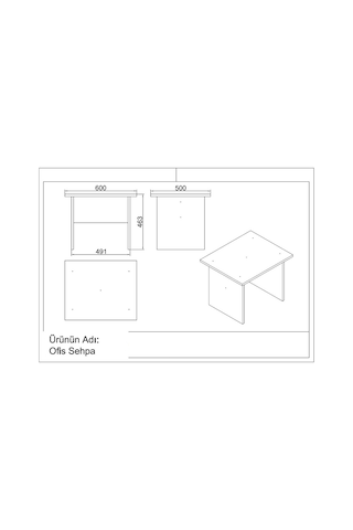 Robinhome Robin Home Verona Ab Ofis Büro Masa Takımı Beyaz