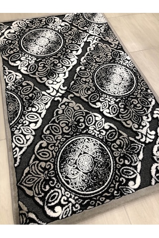 Kaşmir Halı Jade 121X200 Je Z009-02 Gri Siyah Halı !