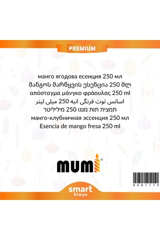 Premium Mango Çilek Mum Esansı 250 Ml Diğer