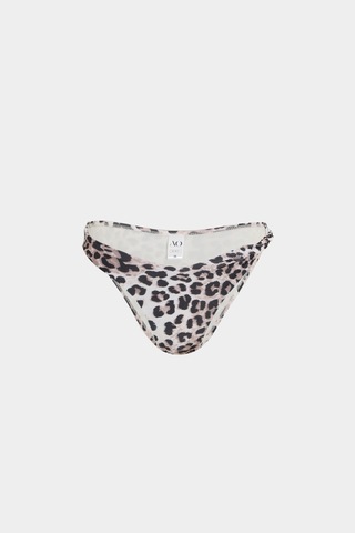 Açelyaokcu Premium Burgu Kenarlı Detaylı Frıgg Fit Kadın Bikini Altı Leopar
