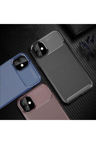 Apple Uyumlu iPhone 11 Kılıf Zore Negro Silikon Kapak Siyah