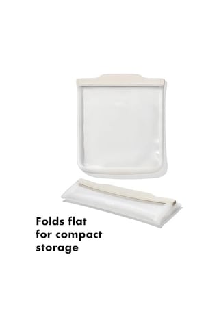 Good Grips Silicone Reusable Bag Half Gallon Bag 64 Oz - Oat 4296