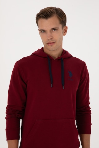 U.s. Polo Assn. Erkek Bordo Sweatshirt 50307703-vr014 Bordo