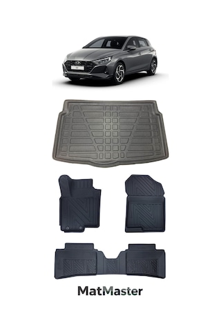 Hyundai İ20 2026 Model 5d Premium Ekstra Havuzlu Paspas Ve Bagaj Havuzu Set