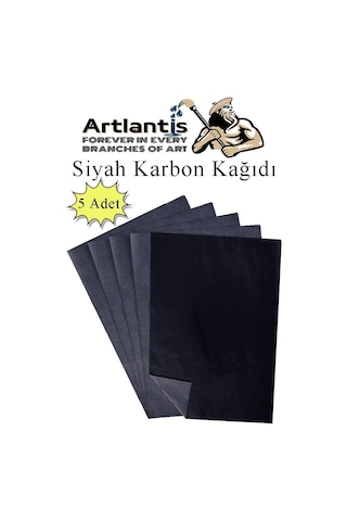 Siyah Karbon Kağıdı A4 5 Adet 21x29,7 Cm Kopya Kağıdı Transfer Kağıdı Renkli Karbon Kağıdı