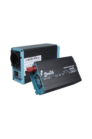 Orbus Orb600m Dc 12v - 220v Ac 600w/1200w Modified Sinus Sine Wave Inverter