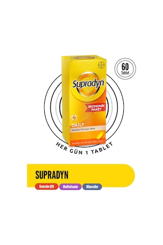 Supradyn Daily 60 Film Kaplı Tablet