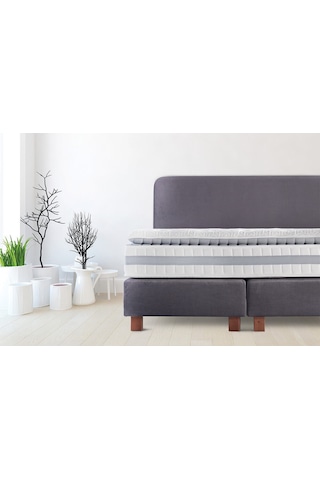 İşbir Yatak Genna Ultra Ergonomik Paket Yaylı Pedli Yatak 160x200