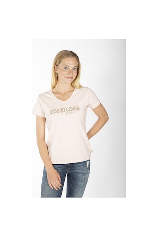 ROBERTO CAVALLI  Kadın T'shirt RRC5488L Pudra