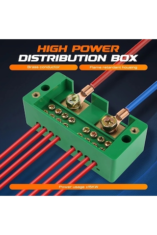 Xuweiwei 2 In 6 Out 2 Inç 6 8 12 Çıkış Bağlantı Terminali Fj6 Paralel Konnektör Yüzey Montaj Dağıtım Kutusu