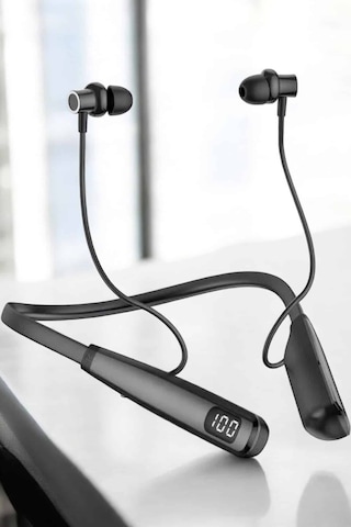 Boyun Bantlı Bluetooth Kulaklık Yüksek Ses Kaliteli 100 Saat Kulaklık - Bayi Depom