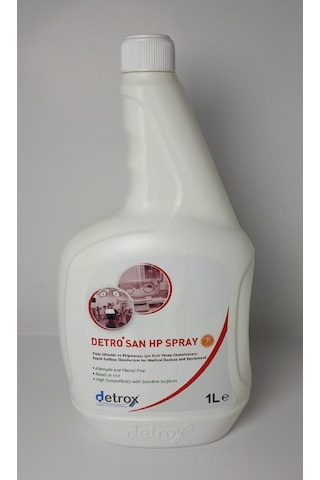 Detro San Hp Spray Tıbbi Cihazlar İçin Hızlı Yüzey Dezenfektanı 1